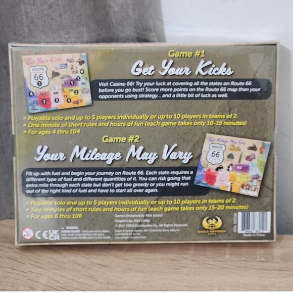 America's Main Street Route 66 Board Game Small & Large Groups Teams Fast Play - Picture 2 of 4